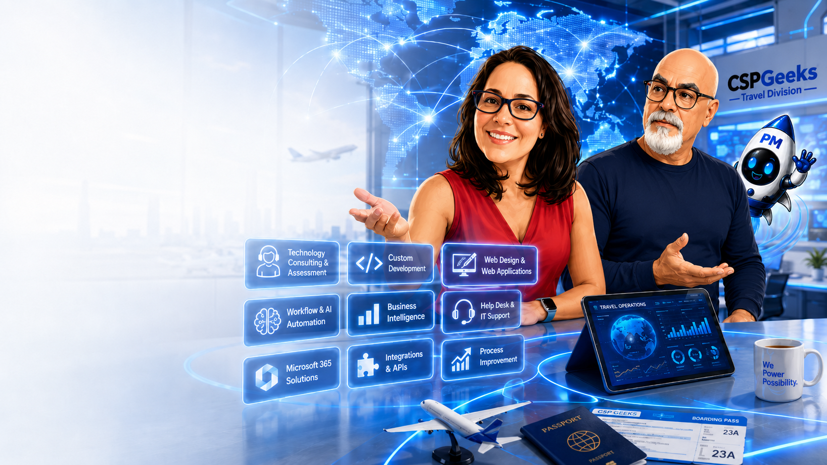 Technology services for travel businesses